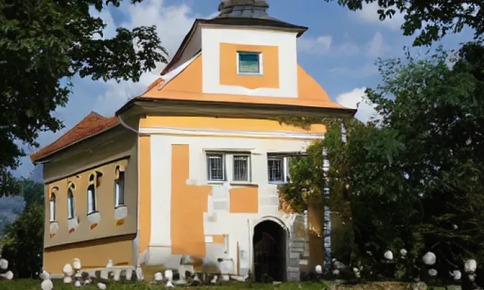 Kostel svatého Jana Nepomuckého (Svatý Jan) – autumn
