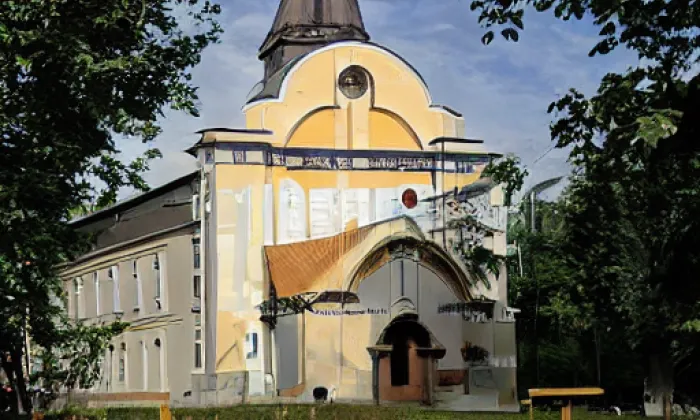 Kostel svatého Jana Nepomuckého (Svatý Jan) – noc