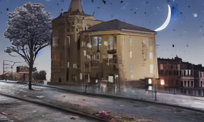 Kostel svatého Jana Nepomuckého (Vrkoslavice) – noc