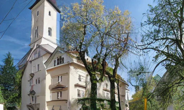 Kostel svatého Jiří (České Zlatníky) – podzim