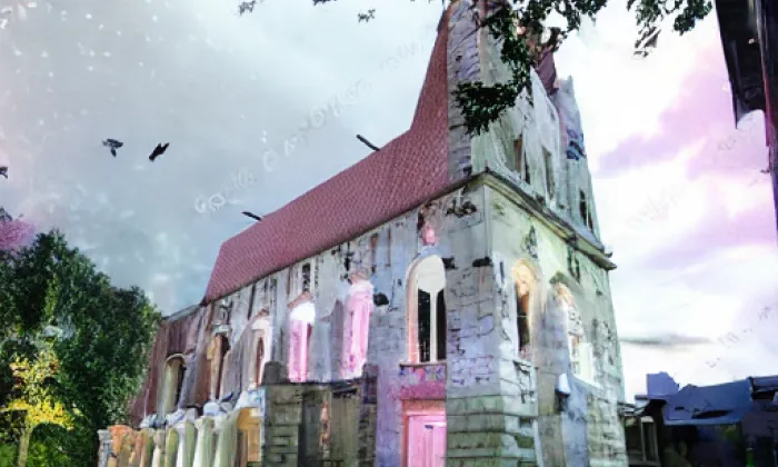 kostel svatého Jiří (Blansko) – noc