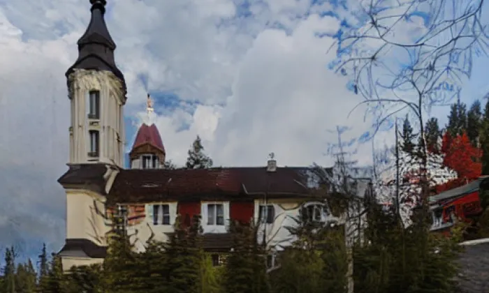 Kostel svatého Jiří (Bludov) – léto