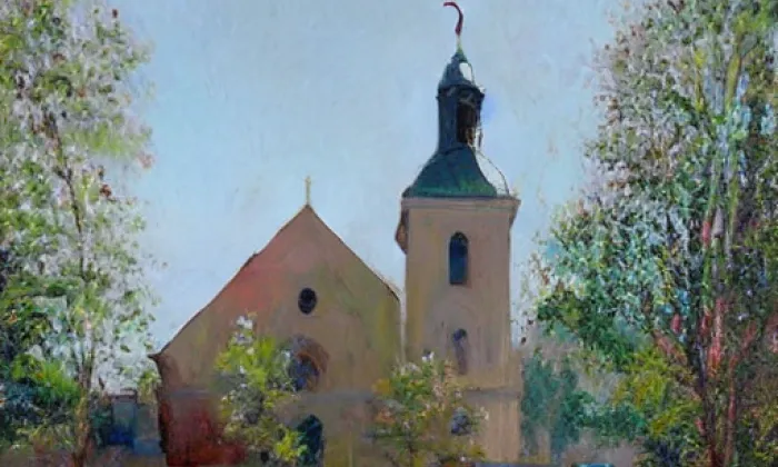 Kostel svatého Jiří (Doubravka) – spring