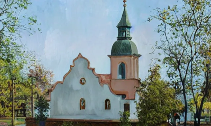 Kostel svatého Jiří (Doubravka) – summer