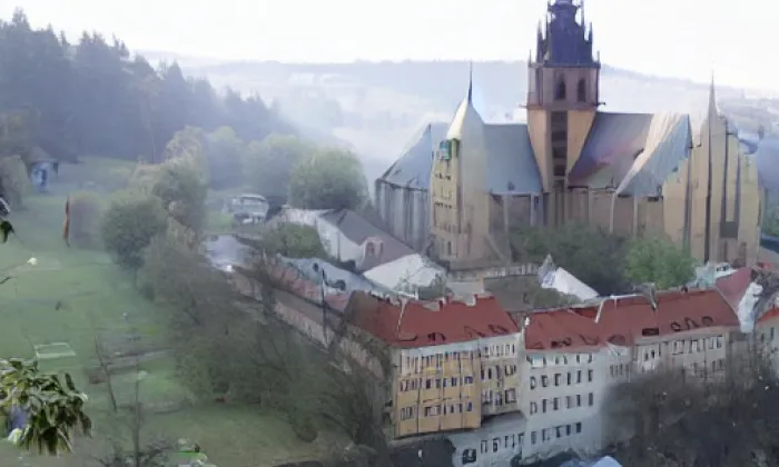 Kostel svatého Jiří (Hřídelec) – autumn