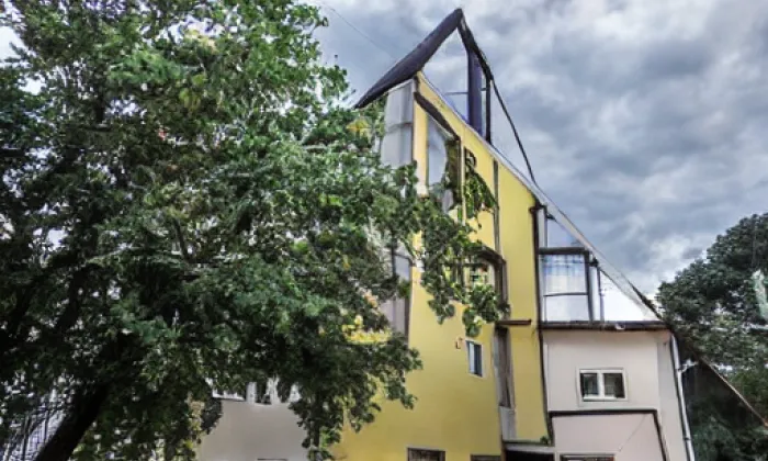 kostel svatého Jiří (Kunvald) – akvarel