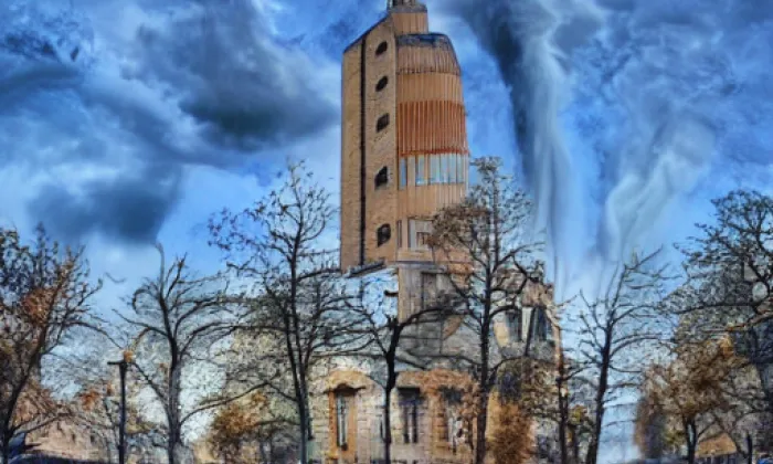 Kostel svatého Jiří (Lošany) – podzim