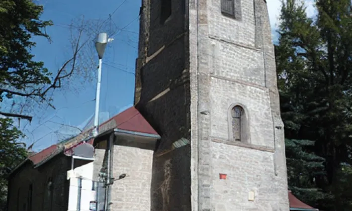 Kostel svatého Jiří (Lomnice) – zima