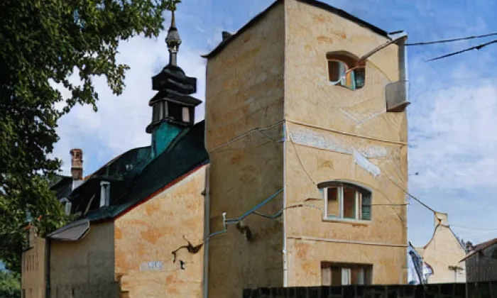 Kostel svatého Jiří (Lubojaty) – podzim