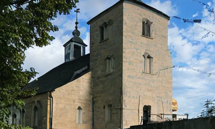 Kostel svatého Jiří (Lubojaty) – zima