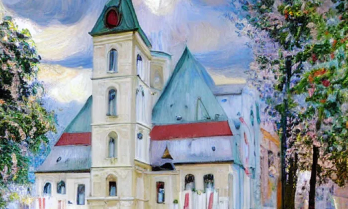 Kostel svatého Jiří (Pomezí) – spring