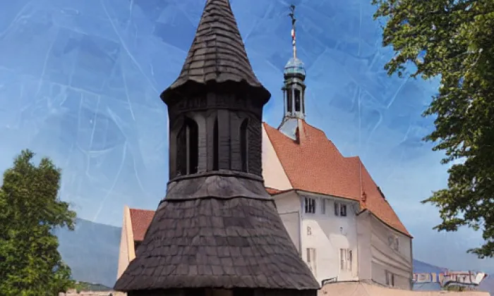 Kostel svatého Jiří (Psinice) – jaro