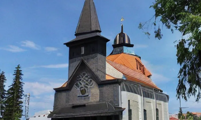 Kostel svatého Jiří (Psinice) – zima
