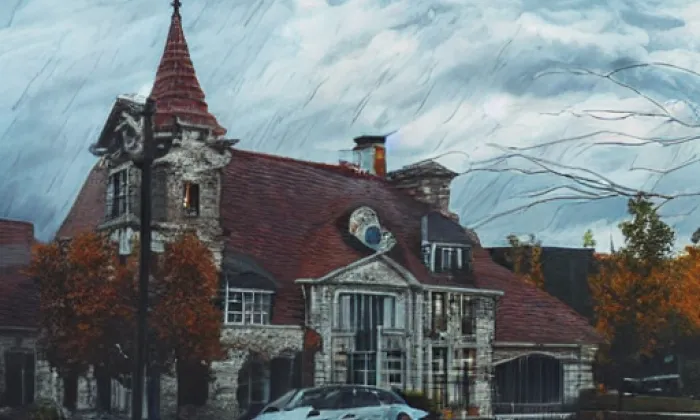 Kostel svatého Jiří (Purkarec) – autumn