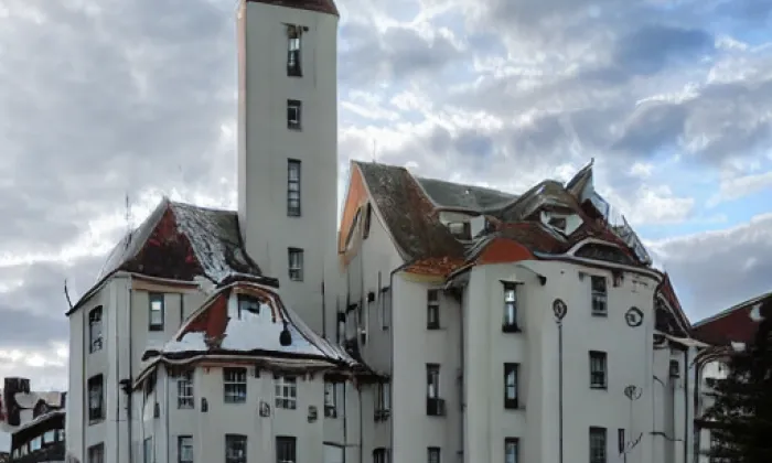 kostel svatého Jiří (Starovice) – zima