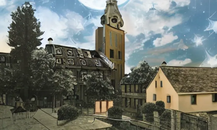 kostel svatého Jiří (Strachotice) – noc