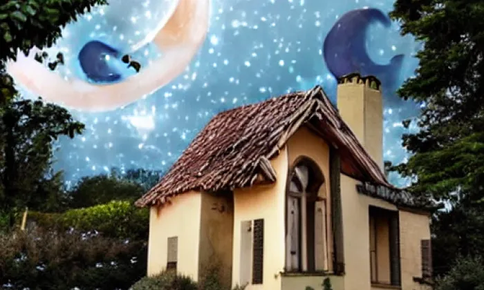 Kostel svatého Jiří (Vrané nad Vltavou) – noc