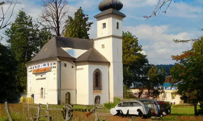Kostel svatého Jiří a svatého Martina – jaro