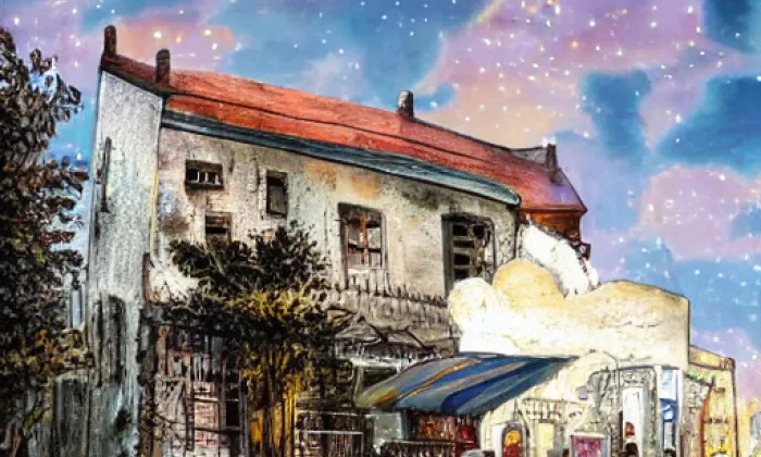 Kostel svatého Jiljí (Železnice) – noc