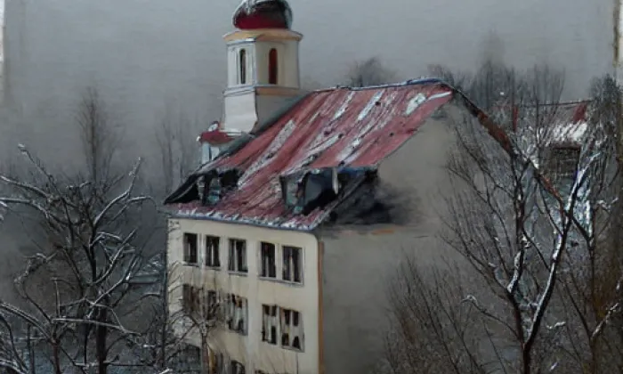 Kostel svatého Jiljí (Úsov) – winter