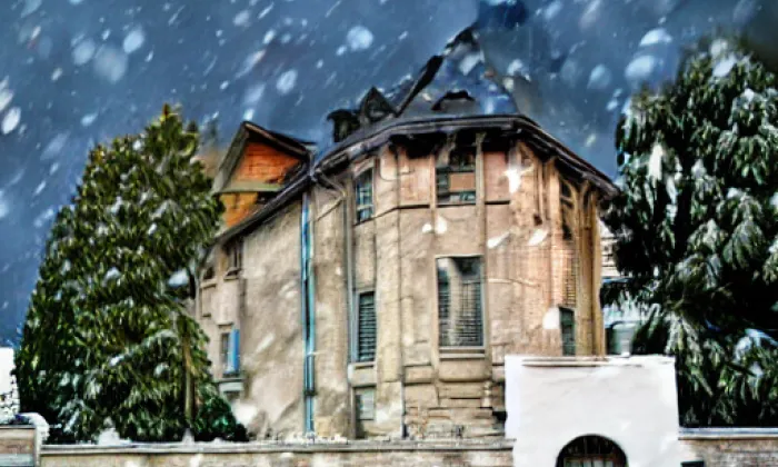 Kostel svatého Jiljí (Bezděz) – winter