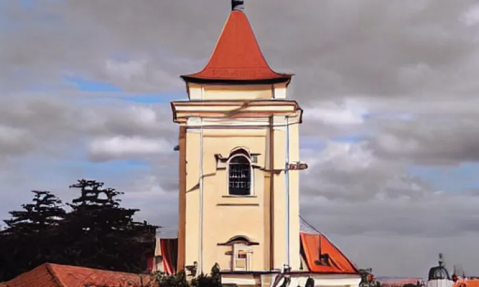 Kostel svatého Jiljí (Bulhary) – léto