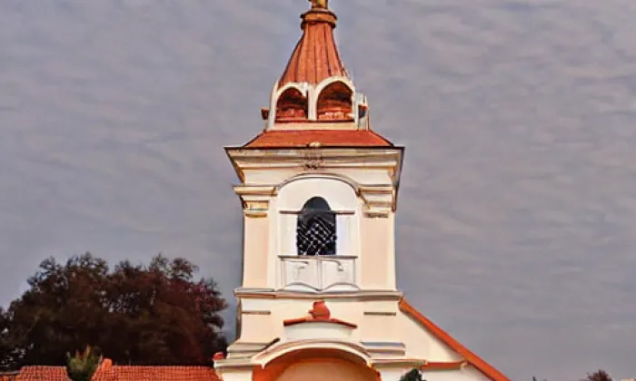Kostel svatého Jiljí (Bulhary) – zima