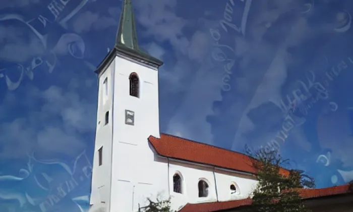 kostel svatého Jiljí (Dolní Bory) – winter