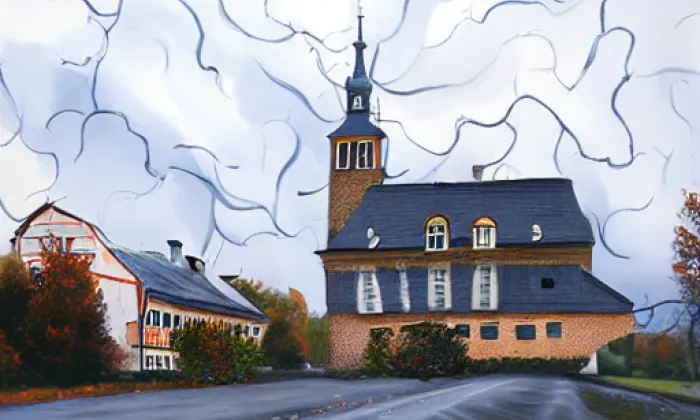 Kostel svatého Jiljí (Dvorce) – autumn