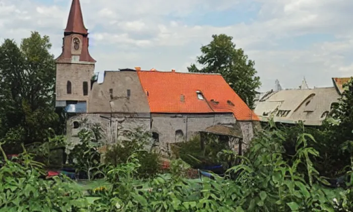 Kostel svatého Jiljí (Lubenec) – noc