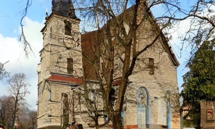 Kostel svatého Jiljí (Mělnice) – jaro