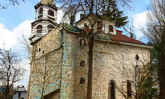 Kostel svatého Jiljí (Mělnice) – zima