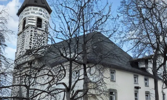 kostel svatého Jiljí (Ruda) – zima
