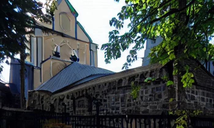 Kostel svatého Jiljí (Všebořice) – winter
