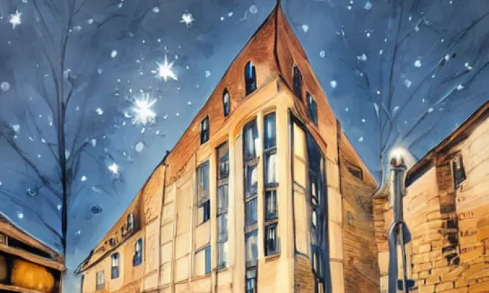 kostel svatého Jiljí a Panny Marie Královny – noc
