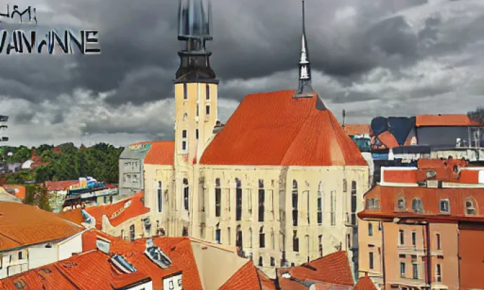 Kostel svatého Jiljí v Praze – jaro