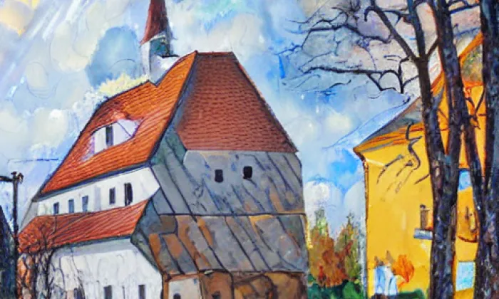 kostel svatého Jiljí v Rakovníku – autumn