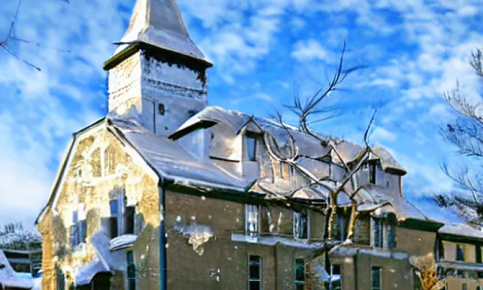 Kostel svatého Jindřicha (Staré Hamry) – winter