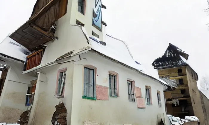 Kostel svatého Josefa (Dolní Dvůr) – winter