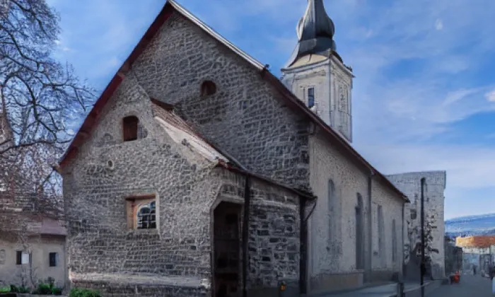 Kostel svatého Josefa (Horní Vlčkovice) – autumn