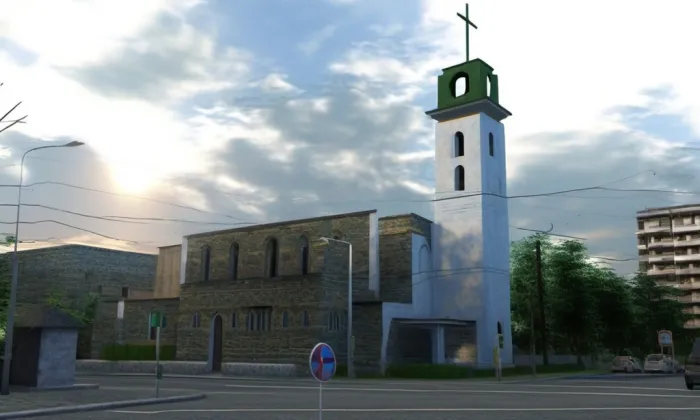 Kostel svatého Josefa (Moravská Ostrava) – summer