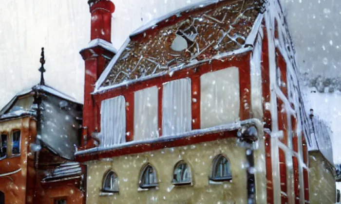 kostel svatého Josefa (Předměstí) – winter