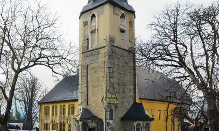 Kostel svatého Josefa (Rybniště) – akvarel