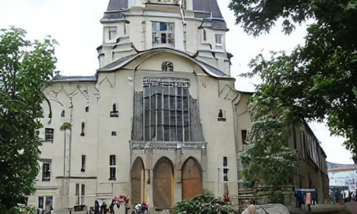 Kostel svatého Josefa (Stárkov) – akvarel