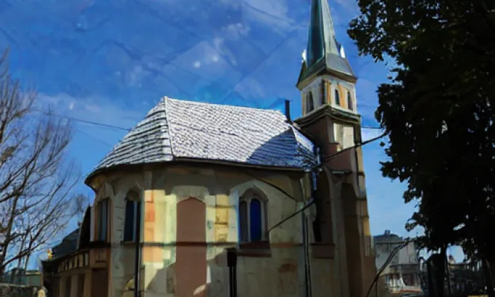 Kostel svatého Josefa (Voletiny) – noc