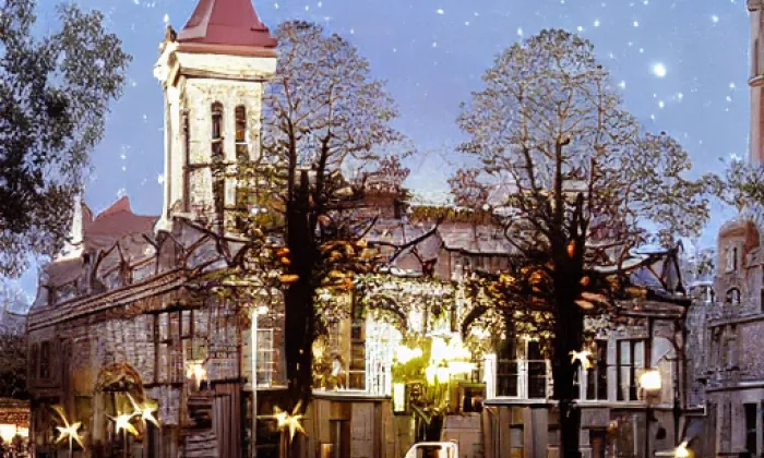 Kostel svatého Justa – noc