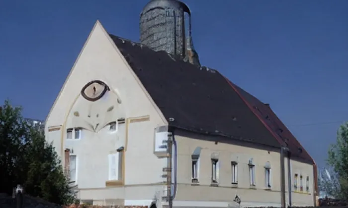 kostel svatého Kříže (Javorník) – noc