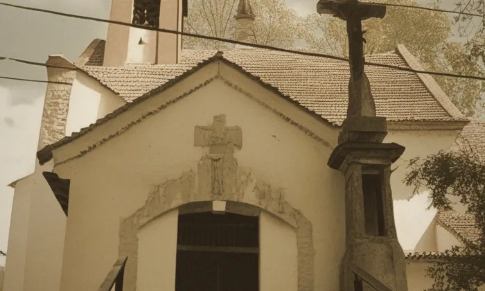 kostel svatého Kříže (Nebovidy) – historical