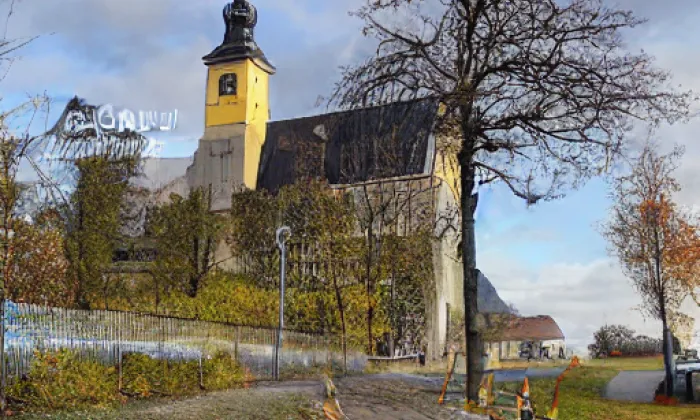 Kostel svatého Kříže (Ronov nad Doubravou) – spring