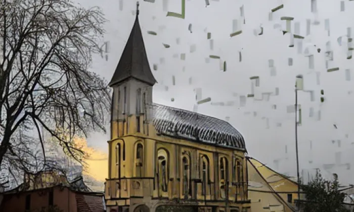 kostel svatého Kříže (Rybáře) – iluminace